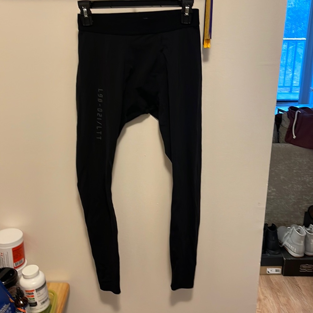 Mens lululemon black license to train leggings/tights 27”